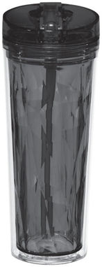 Термобутылка Hot & Cold Flip n Sip, цвет сплошной черный - 10043300- Фото №3