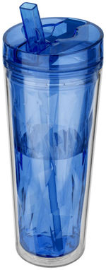 Термобутылка Hot & Cold Flip n Sip, цвет синий - 10043301- Фото №1