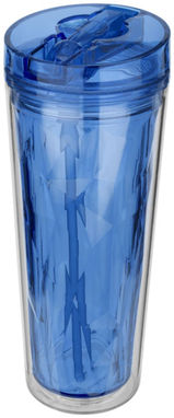 Термобутылка Hot & Cold Flip n Sip, цвет синий - 10043301- Фото №4