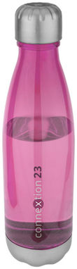Спортивная бутылка Aqua, цвет неоново-розовый - 10043402- Фото №2