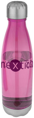 Спортивна пляшка Aqua, колір неоново-рожевий - 10043402- Фото №3