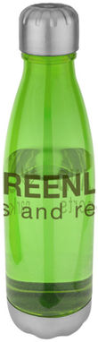Спортивная бутылка Aqua, цвет неоново-зеленый - 10043403- Фото №3
