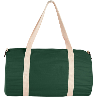 Бавовняна сумка Barrel Duffel, колір зелений - 12019503- Фото №4