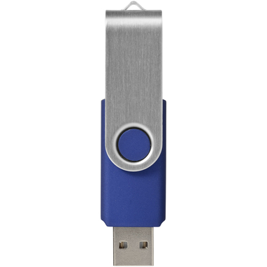 Флешка Rotate Basic 2GB, колір синій, сріблястий - 12350402- Фото №4