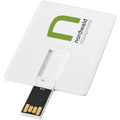 Флешка Slim Card 2GB, цвет белый - 12352000- Фото №2