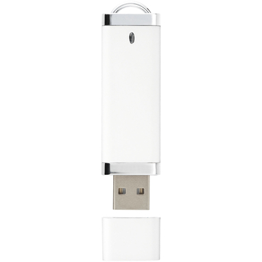 Флешка Flat 4GB, цвет белый - 12352501- Фото №4
