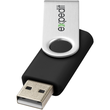 Накопичувач Basic USB 16GB, колір суцільний чорний - 12371300- Фото №2