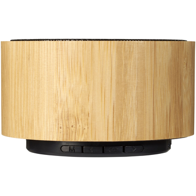Динамік Bluetooth Cosmos, колір дерево, суцільний чорний - 12410000- Фото №2