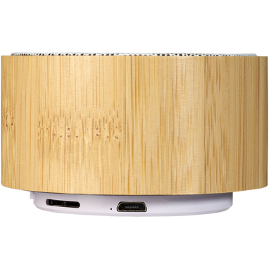 Динамік Bluetooth Cosmos, колір дерево, білий - 12410001- Фото №3