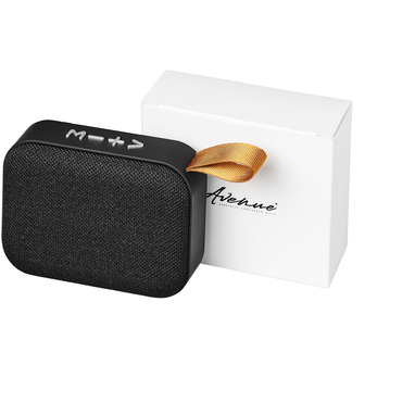 Колонка з Bluetooth Fashion, колір суцільний чорний - 12413300- Фото №1