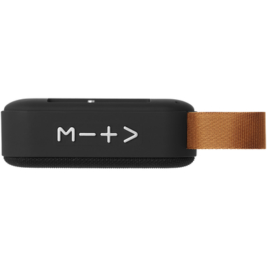 Колонка з Bluetooth Fashion, колір суцільний чорний - 12413300- Фото №3