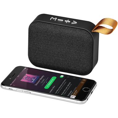 Колонка з Bluetooth Fashion, колір суцільний чорний - 12413300- Фото №5