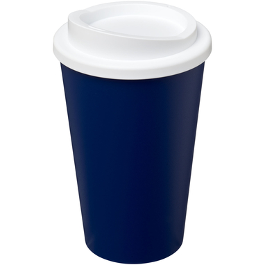 Термокружка Americano, колір синій, білий - 21000115- Фото №1