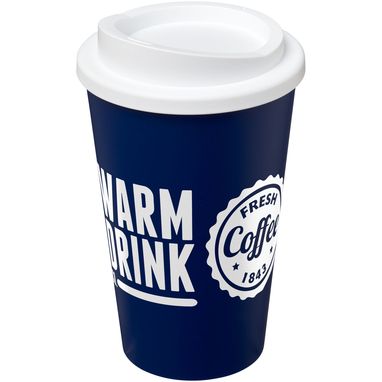 Термокружка Americano, колір синій, білий - 21000115- Фото №2