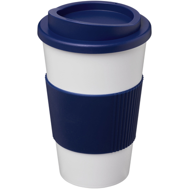 Термокружка Americano, колір білий, синій - 21000209- Фото №1