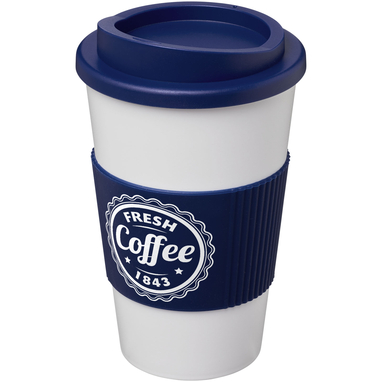 Термокружка Americano, колір білий, синій - 21000209- Фото №2