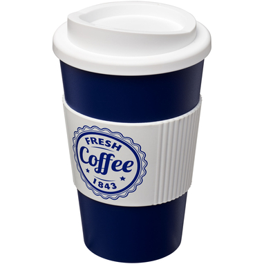 Термокружка Americano, колір синій, білий - 21000215- Фото №2 Термокружка Americano, колір синій, білий - 21000215- Фото №2