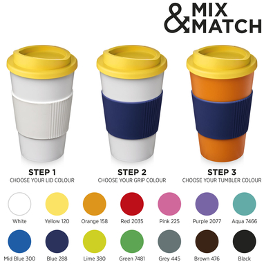 Термокружка Americano, колір синій, білий - 21000215- Фото №5 Термокружка Americano, колір синій, білий - 21000215- Фото №5
