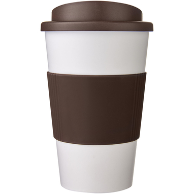 Термокружка Americano, колір білий, коричневий - 21000231- Фото №3
