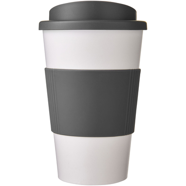 Термокружка Americano, цвет белый, серый - 21000232- Фото №3