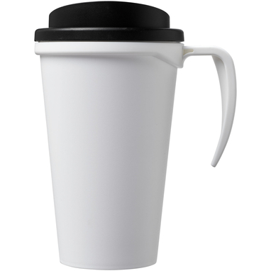 Термокружка Americano Grande, колір білий, суцільний чорний - 21000401- Фото №4 Термокружка Americano Grande, колір білий, суцільний чорний - 21000401- Фото №4