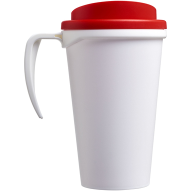 Термокружка Americano Grande, колір білий, червоний - 21000403- Фото №5
