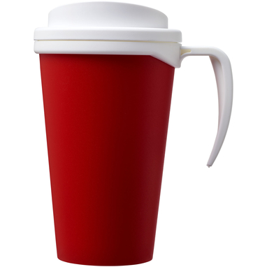 Термокружка Americano Grande, цвет красный, белый - 21000408- Фото №4