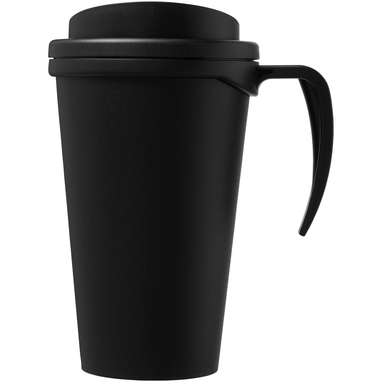 Термокружка Americano Grande, колір суцільний чорний - 21000412- Фото №4