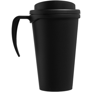 Термокружка Americano Grande, колір суцільний чорний - 21000412- Фото №5
