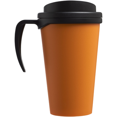 Термокружка Americano Grande, колір помаранчевий, суцільний чорний - 21000423- Фото №5 Термокружка Americano Grande, колір помаранчевий, суцільний чорний - 21000423- Фото №5
