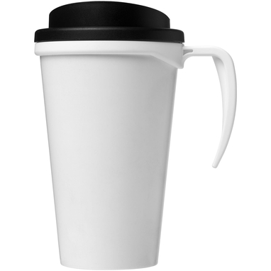 Термокружка Brite-Americano grande, колір білий, суцільний чорний - 21000601- Фото №3