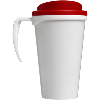 Термокружка Brite-Americano grande, колір білий, червоний - 21000603- Фото №4