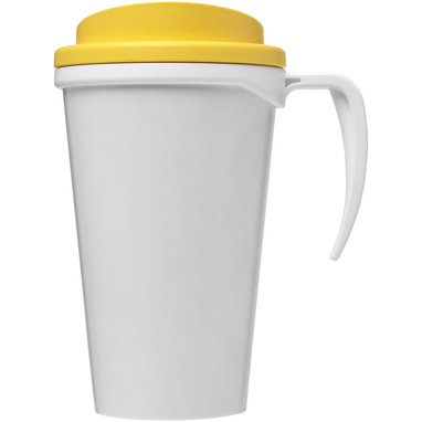 Термокружка Brite-Americano grande, цвет белый, желтый - 21000611- Фото №3