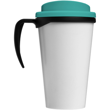 Термокружка Brite-Americano grande, колір суцільний чорний, колір морської хвилі - 21000617- Фото №4