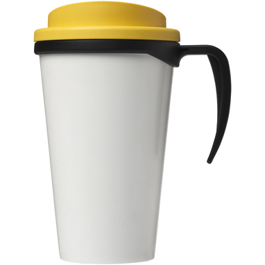 Термокружка Brite-Americano grande, колір суцільний чорний, жовтий - 21000623- Фото №3