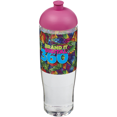 Бутылка спортивная H2O Tempo, цвет прозрачный, розовый - 21004208- Фото №2
