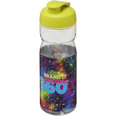 Бутылка спортивная H2O Base, цвет прозрачный, лайм - 21004504- Фото №2