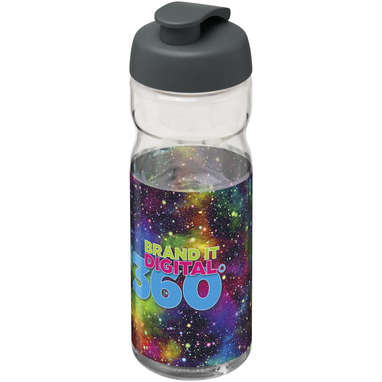 Бутылка спортивная H2O Base, цвет прозрачный, серый - 21004523- Фото №2