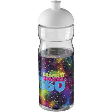 Бутылка спортивная H2O Base, цвет прозрачный, белый - 21004701- Фото №2