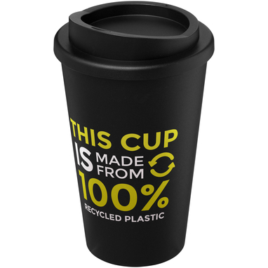 Термокружка Recycled Americano, колір суцільний чорний - 21069100- Фото №2 Термокружка Recycled Americano, колір суцільний чорний - 21069100- Фото №2