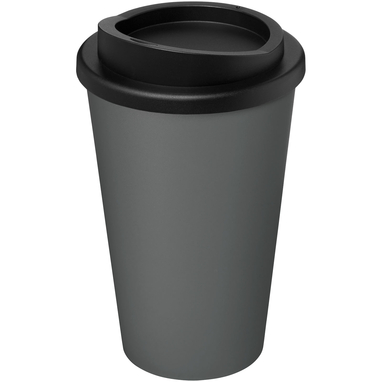 Термокружка Recycled Americano® об'ємом 350 мл, колір сірий, суцільний чорний - 21069182- Фото №1 Термокружка Recycled Americano® об'ємом 350 мл, колір сірий, суцільний чорний - 21069182- Фото №1