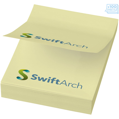 Бумага для заметок Sticky-Mate 50х75, колір світло-жовтий - 21092022- Фото №4