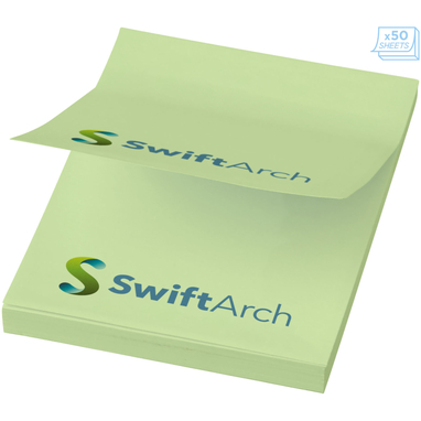 Бумага для заметок Sticky-Mate 52х75, колір м'ятний - 21092031- Фото №1