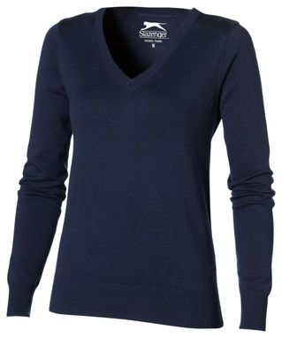 Жіночий светр з V-подібним коміром - 33228491- Фото №1