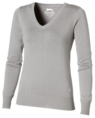Жіночий светр з V-подібним коміром - 33228905- Фото №1