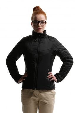 Легка жіноча куртка, чорна - 33329991- Фото №3