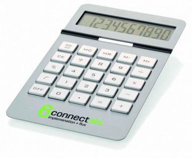 Стильный настольный калькулятор из алюминия - 12342700- Фото №1
