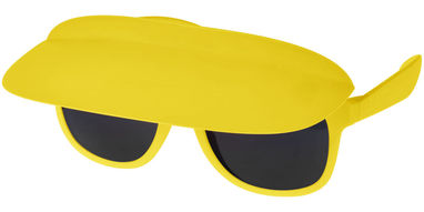Окуляри з козирком Miami, колір жовтий - 10044105- Фото №1