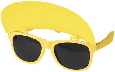 Окуляри з козирком Miami, колір жовтий - 10044105- Фото №4