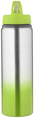 Бутылка Gradient, цвет лайм, серебряный - 10045003- Фото №3